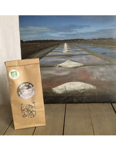 COFFRET CADEAU GARNI N°2 : "L'OR BLANC DE NOIRMOUTIER" avec des produits sucrés et salés